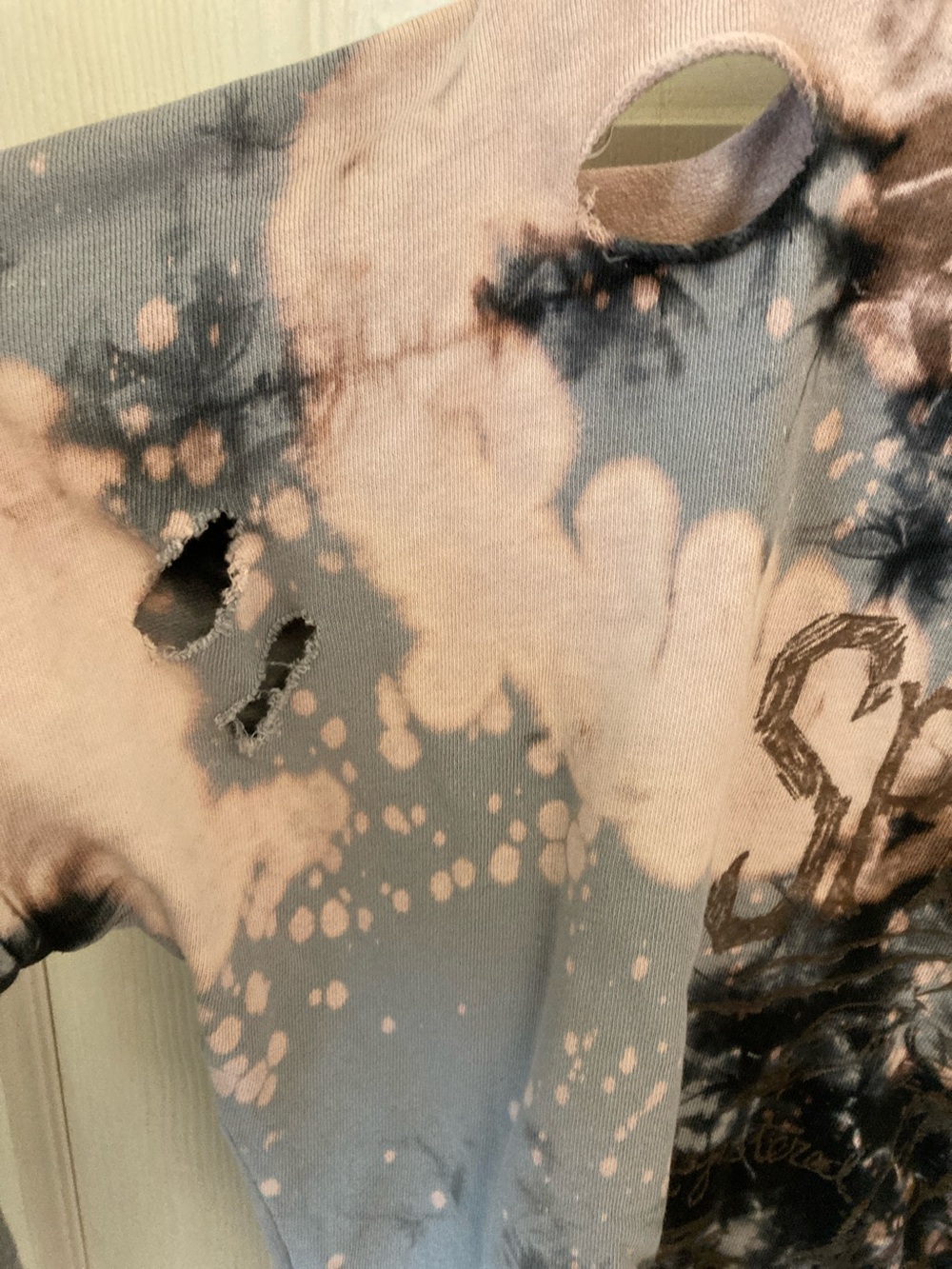 Affliction Black & Beige Tie-Dye Logo Sweatshirt - Picture 6 of 16